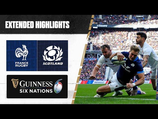 TWO RED CARDS 🟥 | Extended Highlights | France v Scotland