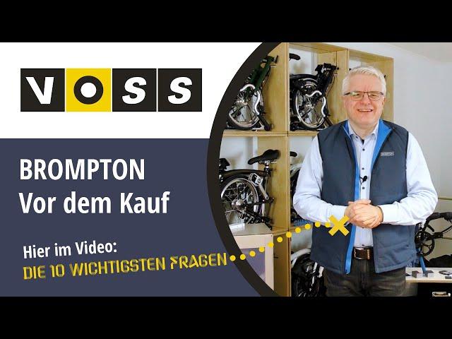 Die 10 wichtigsten Fragen vor meinem Brompton-Kauf? [Deutsch]