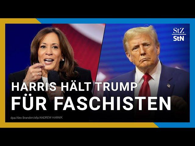 USA: Harris hält Trump für Faschisten und Gefahr für die Demokratie