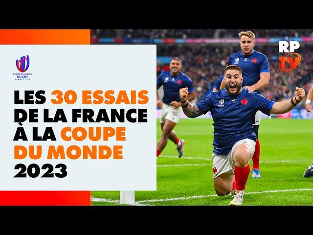 Tous les essais de la France à la Coupe du Monde 2023 !