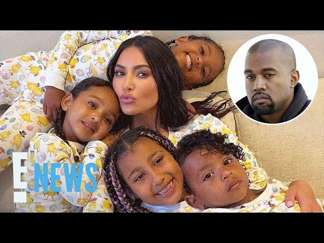 Kim Kardashian ADMITS She’s "Basically Raising Four Kids" By Herself Following Divorce | E! News