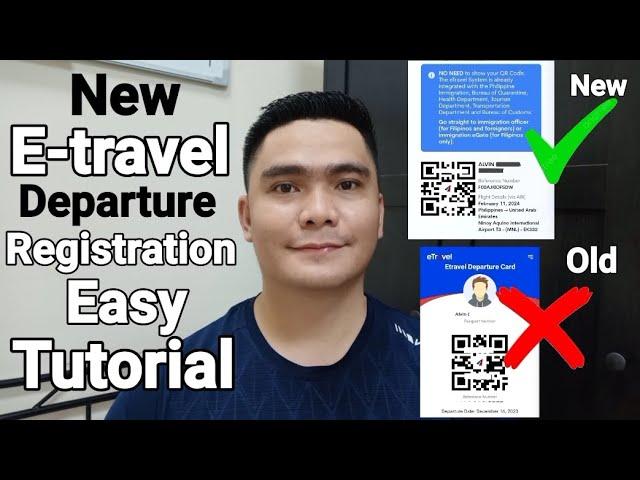 BAGONG ETRAVEL DEPARTURE REGISTRATION EASY TUTORIAL | NEW AND LATEST E-TRAVEL UPDATE 2024