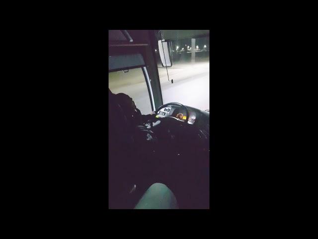 Egypt go-bus.com driver is sleeping during driving, 48 passengers in bus, speed 120km/h.