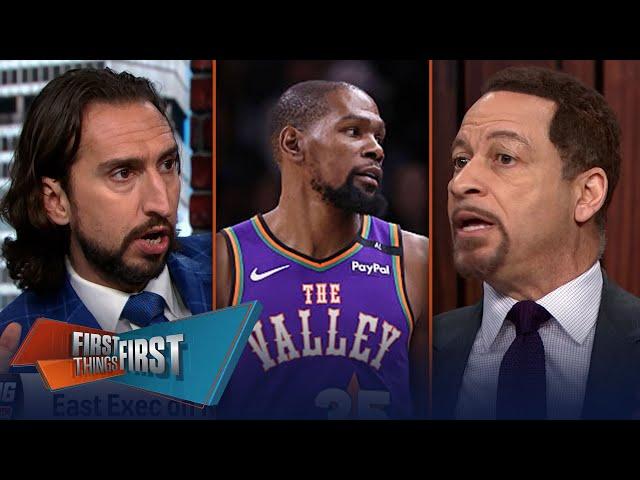 Kevin Durant's numbers are "somewhat empty calories at this point" | NBA | FIRST THINGS FIRST