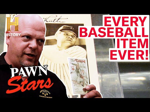 Pawn Stars: TOP BASEBALL ITEMS OF ALL TIME!