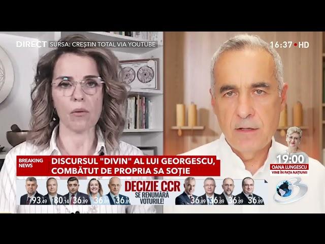 Cristela Georgescu desfinţează discursul „divin" al lui Călin Georgescu