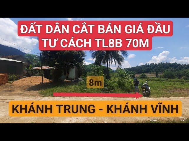 BÁN ĐẤT NỀN THỔ CƯ XÃ KHÁNH TRUNG HUYỆN KHÁNH VĨNH ĐẤT DÂN CẮT BÁN | CẢNH VỮNG TV