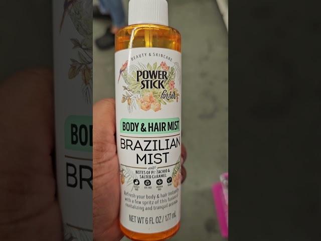 Brazilian Mist Hair & Bodymist At Dollar Tree #dollartree #shopping #Brazilianmist