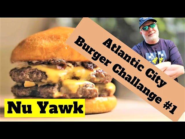 🟡 Atlantic City | Burger Challenge! Who Has The Best Burger In Atlantic City? & Who Flipped A Flop?