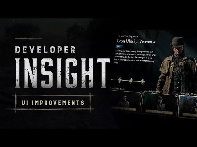 Developer Insight | UI Improvements | Hunt: Showdown 1896