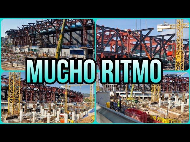 OBRAS CAMP NOU (25 de Septiembre)️Mucha actividad  en todo el estadio