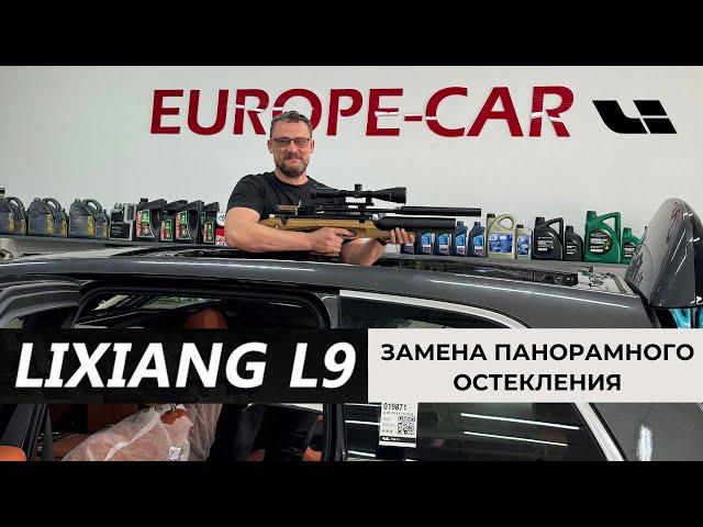 Ремонт китайских автомобилей Lixiang - Замена панорамного остекления (панорамы)