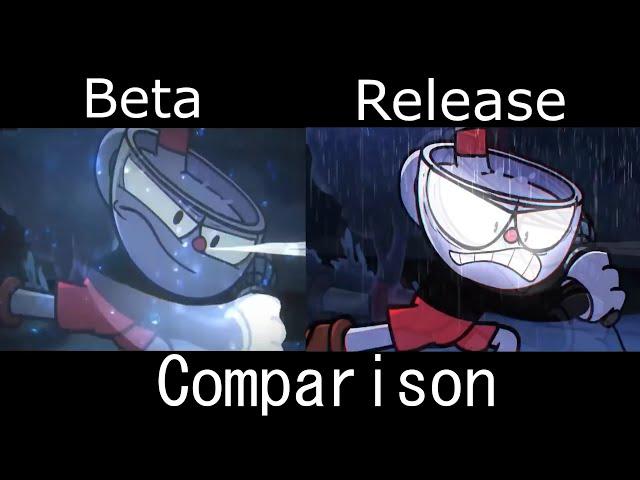 FNF Cuphead [Indie Cross] - Beta Cutscenes VS Release Cutscenes  FNF Comparison