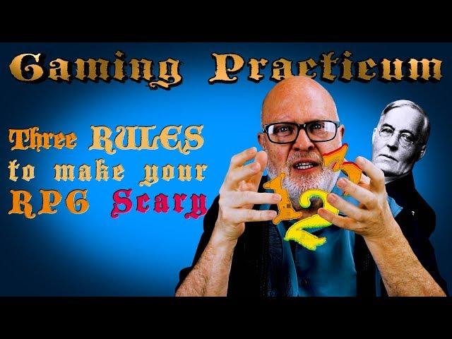 3 Rules to make your RPG scary