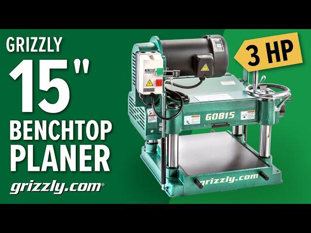 Grizzly 15" 3 HP Heavy-Duty Planer G0815