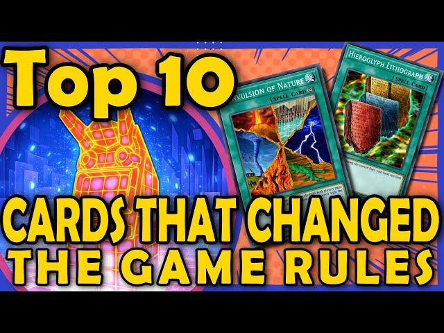 Top 10 Cards That Change Game Rules