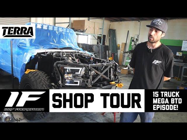 Izzy Fab Shop Tour. We go over ALL the trucks they are working on!