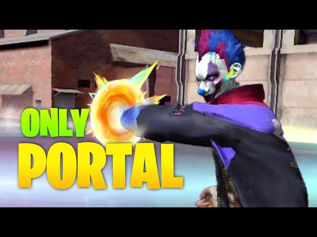 PORTAL LOOT ONLY CHALLENGE IN FREE FIRE || RJ ROCK