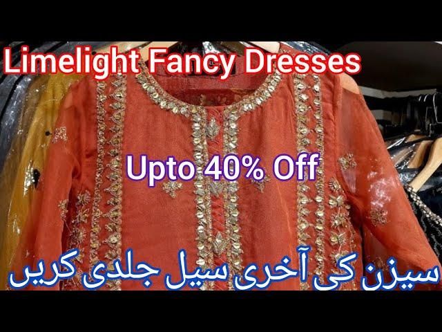 Limelight Fancy  Dresses Season End Sale Upto 40% Off || Limelight Stitch Dresses September 2024