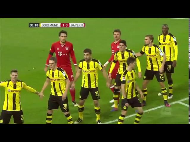 Borussia Dortmund vs Bayern Munchen 1-0 2016 highlights