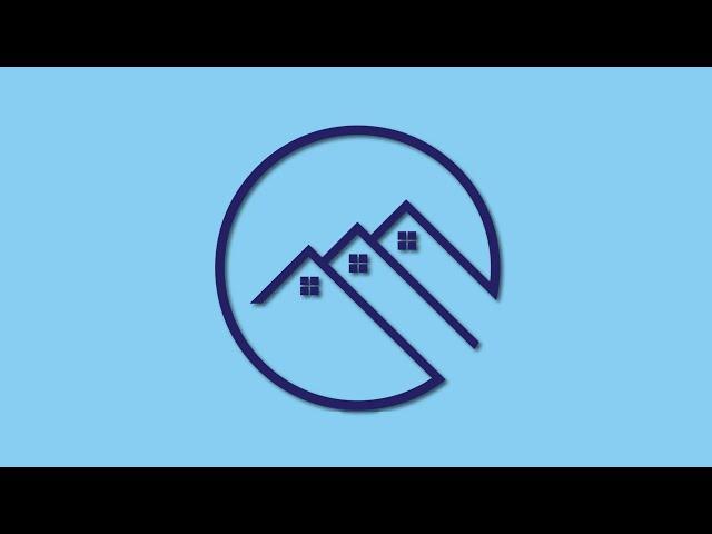 How to Make a Real Estate Logo | Logo design | Adobe illustrator tutorial 2020