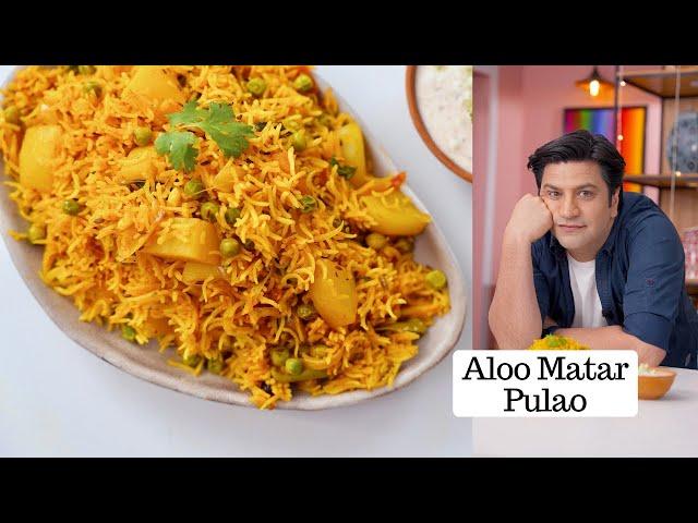 Aloo Matar Pulao | आलू मटर मसाला पुलाव | Methi Cucumber Raita | Kunal Kapur Rice Recipe