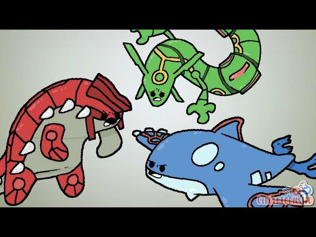 Rayquaza, Groudon, and Kyogre in a Nutshell