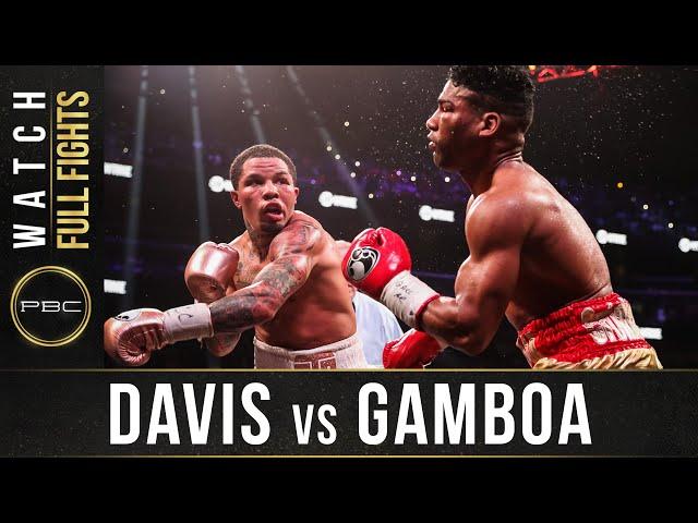 Davis vs Gamboa FULL FIGHT: December 28, 2019 - PBC on Showtime