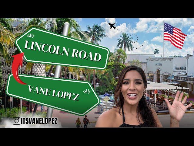 MIAMI LINCOLN ROAD, una de las calles mas FAMOSAS del sur de MIAMI, parada obligada para TURISTAS