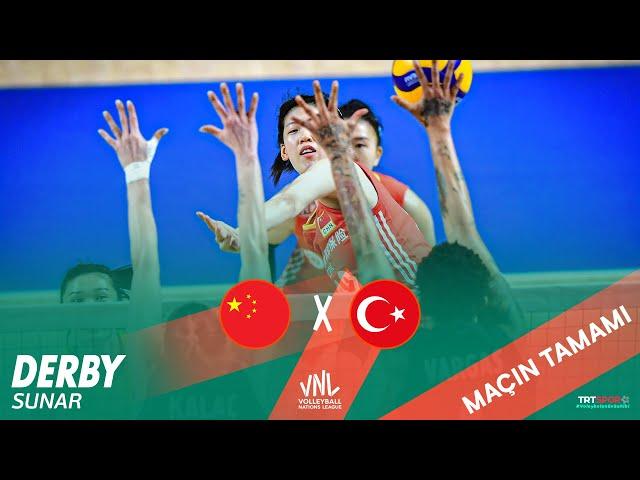 Maçın Tamamı | Türkiye - Çin "2024 Kadınlar VNL Hong Kong Etabı 3. Maç" X Derby