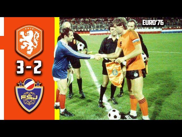 Netherlands vs Yugoslavia 3 - 2 Highlights Third place play off Euro 1976 High Quality