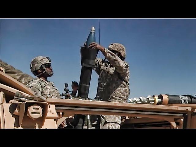 M106A3 Mortar Carrier & Crew In Action