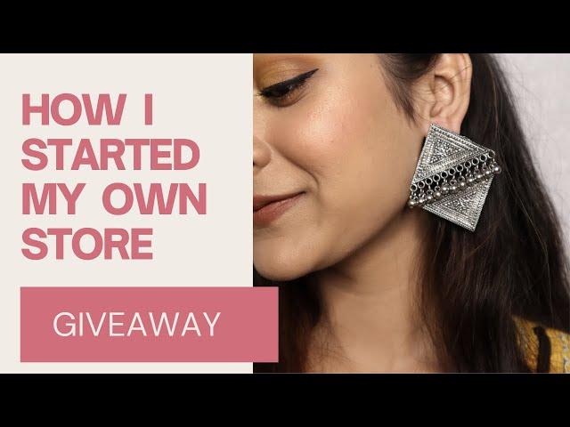 How I Started My Own Online Store + GIVEAWAY | Tips and Tricks | Oxidised Junk | Chillbee