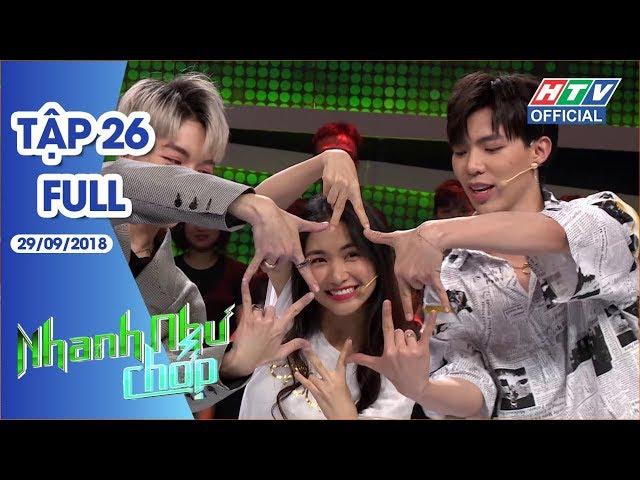 HTV NHANH NHƯ CHỚP | Đội "siêu lầy" Minzy đối đầu với đội "siêu đẹp" Jun Vũ | #NNC #26 FULL