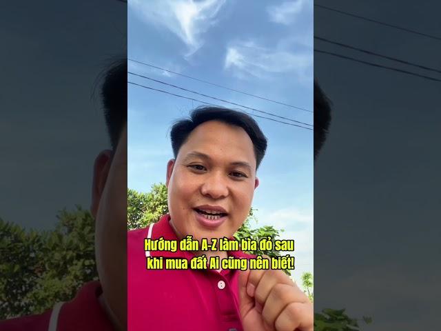 Cách làm giấy tờ nhà đất chuẩn chỉnh không cần nhờ ai vẫn làm được #nhadat #datnen #lambiado #bds