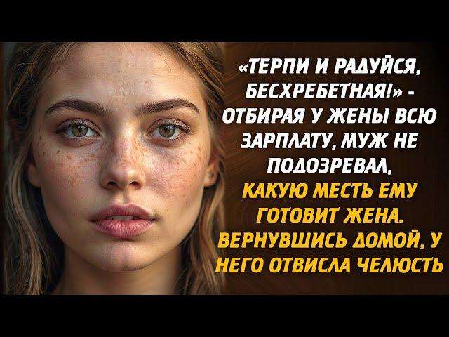 ️«Терпи и радуйся, бесхребетная!» - Отбирая у жены всю зарплату, муж не подозревал, какую месть