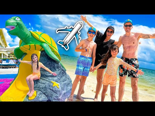 VIAGEM em FAMÍLIA para CANCÚN no MÉXICO Vlogão de 1 Hora - Família Brancoala