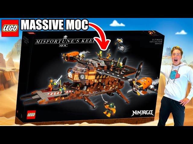 Huge LEGO Misfortune's Keep Ninjago MOC...