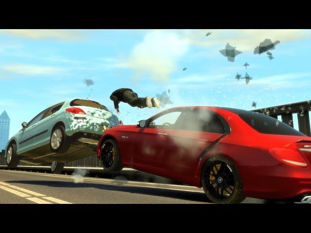 GTA 4 Car Crashes Compilation (Real Damage Mod)