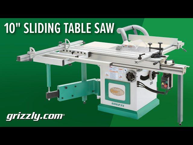 Grizzly 10" 5 HP  Sliding Table Saw Product Review