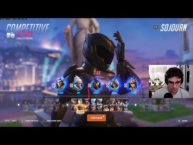 39 ELIMS! 18.5K DMG! JAKE INSANE SOJOURN GAMEPLAY OVERWATCH 2 SEASON 10