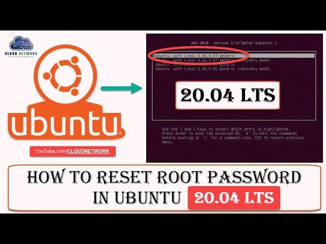 How to Reset Root/Username/Forgot Password in Ubuntu 20.04 From Both Recovery Mode and Root Shell