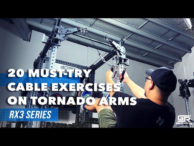 Train Smarter with GetRXd's RX3 Tornado Arms: 20 Best Cable Exercises