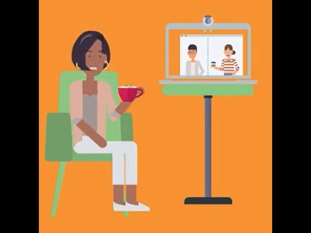 Staying connected animation