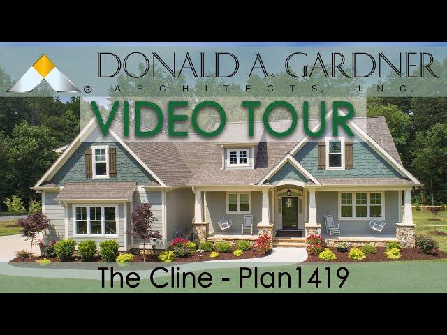 Charming cottage house plan with a simple one-story floor plan | The Cline