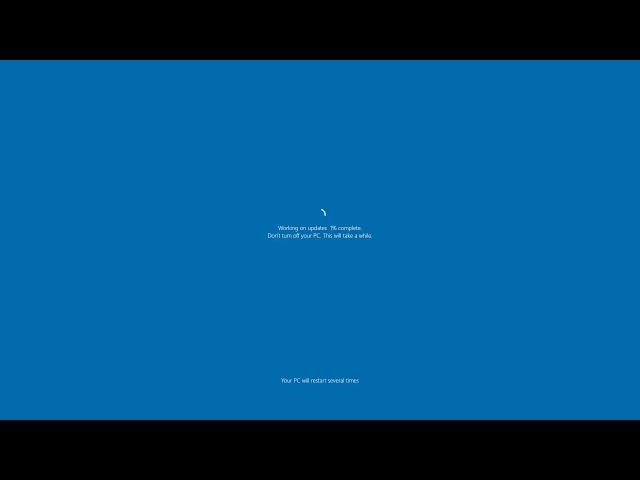 Windows Updates for 10 Hours