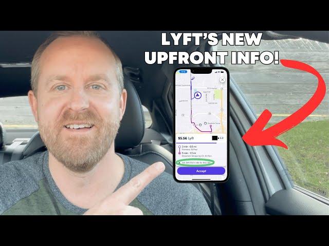 Lyft's NEW Upfront Fare Info!