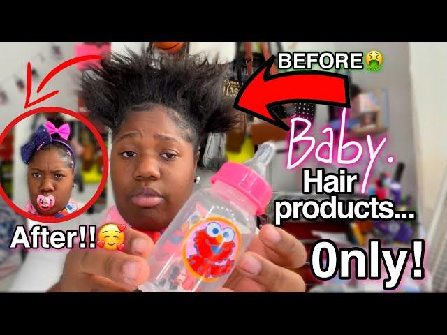 Doing a Slick Bun Only Using Baby Hair Product’s!