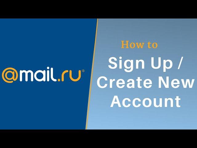 How to Create Mail.ru Account l Sign Up Mail.ru 2021