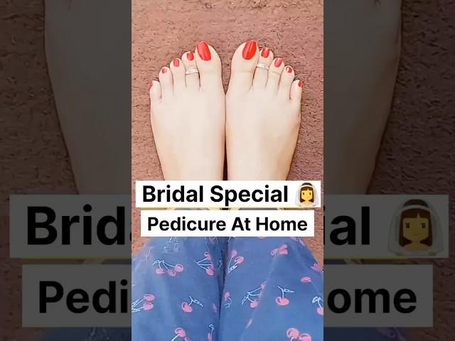 Salon Like Pedicure At Home | Get Beautiful & Fair Feet Instantly | Remove Suntan #pedicure #shorts